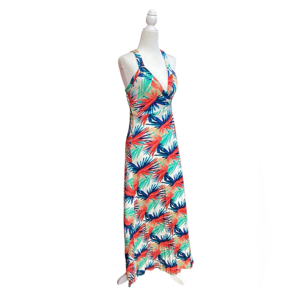 Karina Grimaldi Tropical Print Maxi wrap Dress - Picture 8 of 12